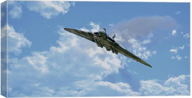 Vulcan Bomber Canvas Print by paul lewis