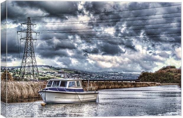 On The Water Canvas Print by Louise Wagstaff