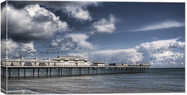 Paignton Pier. Canvas Print by Louise Wagstaff