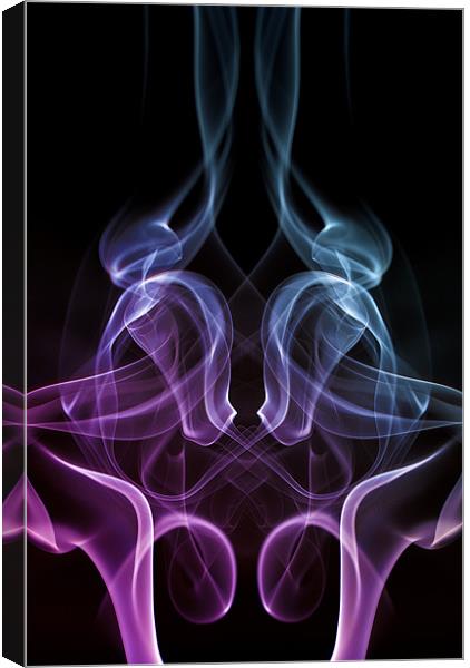 Smoke Photography #1 Canvas Print by Louise Wagstaff