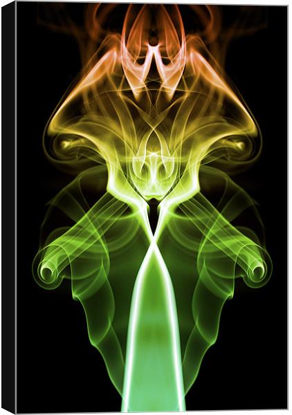 Smoke Photography #5 Canvas Print by Louise Wagstaff