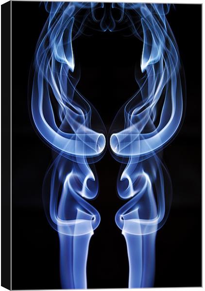 Smoke Photography #7 Canvas Print by Louise Wagstaff