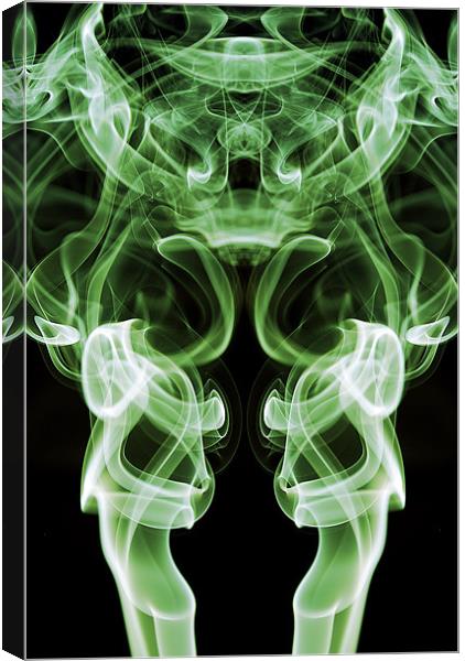 Smoke Photography #8 Canvas Print by Louise Wagstaff