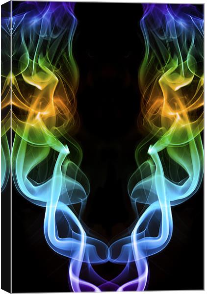 Smoke Photography #10 Canvas Print by Louise Wagstaff