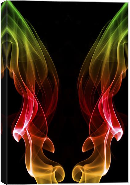 Smoke Photography #12 Canvas Print by Louise Wagstaff