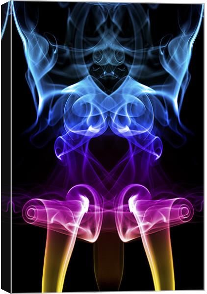 Smoke Photography #14 Canvas Print by Louise Wagstaff