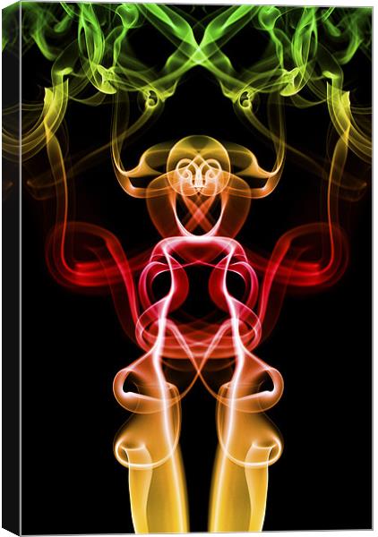 Smoke Photography #33 Canvas Print by Louise Wagstaff
