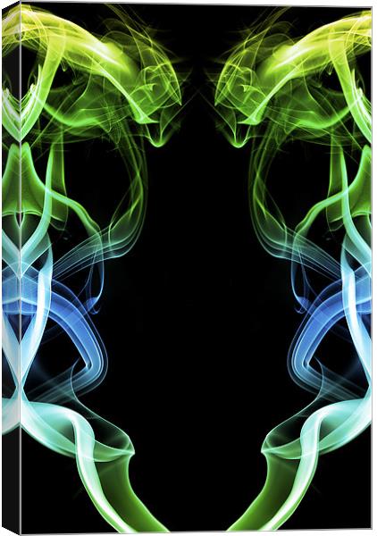 Smoke Photography #36 Canvas Print by Louise Wagstaff