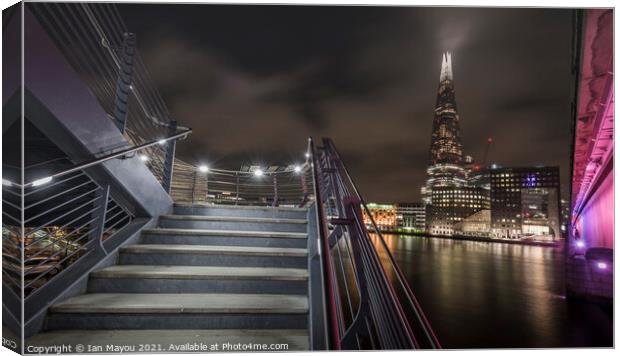 The Shard Of London Canvas Print by Ian Mayou