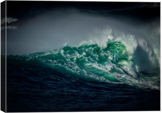 Crashing Wave Canvas Print by Ian Mayou