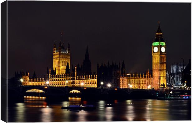 Houses of Parliament Canvas Print by Ben Welsh