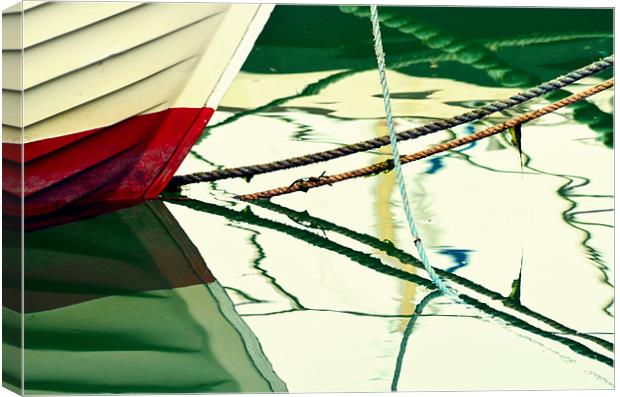 Reflected ties Canvas Print by Ben Welsh
