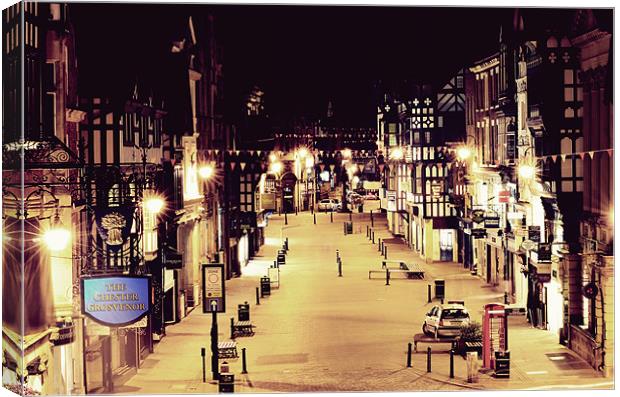 Chester City Canvas Print by Ben Welsh