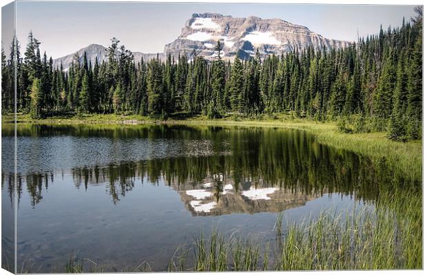 Summit Lake Canvas Print by World Images
