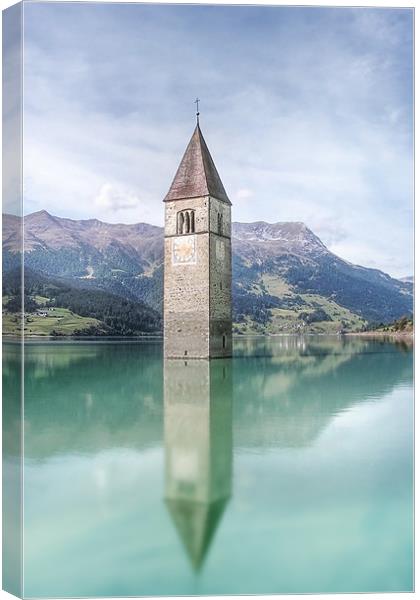 Lake Resia Canvas Print by World Images