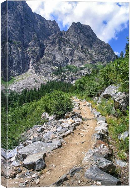 Death Canyon Trail Canvas Print by World Images