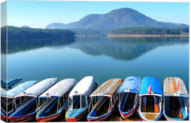 Tuyen Lam Lake Canvas Print by World Images