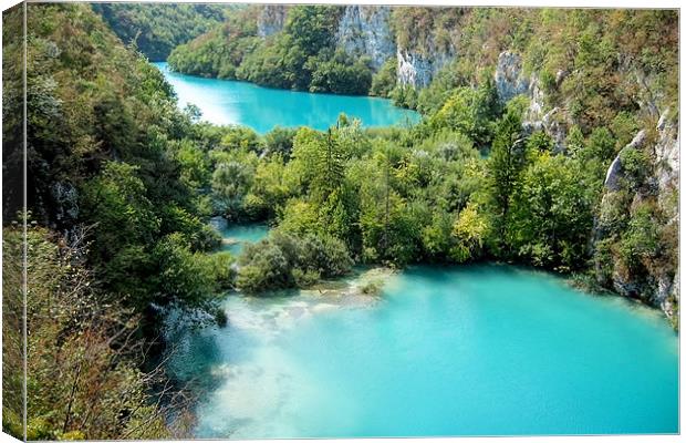 Plitvice National Park Lakes Canvas Print by World Images