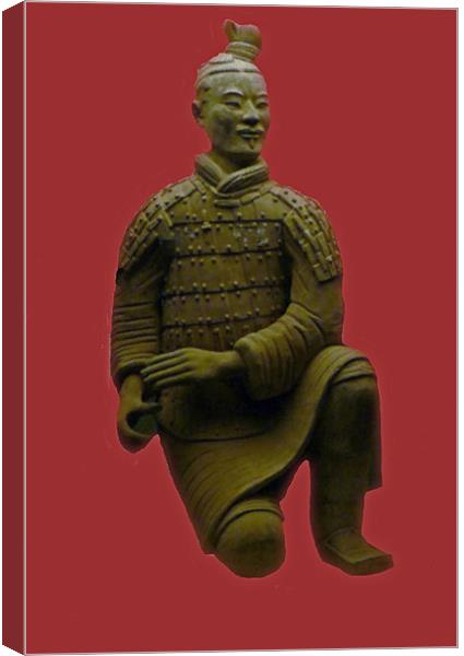 Terracota Warrior Canvas Print by Reg Dobson