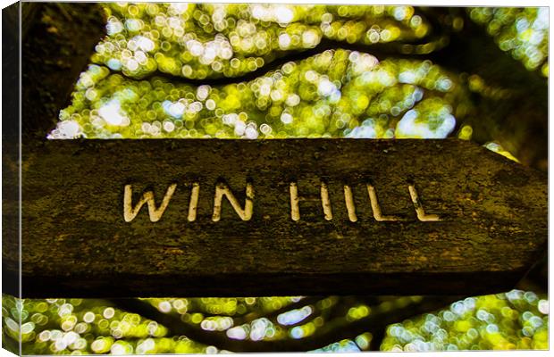 Win Hill Canvas Print by Jonathan Swetnam