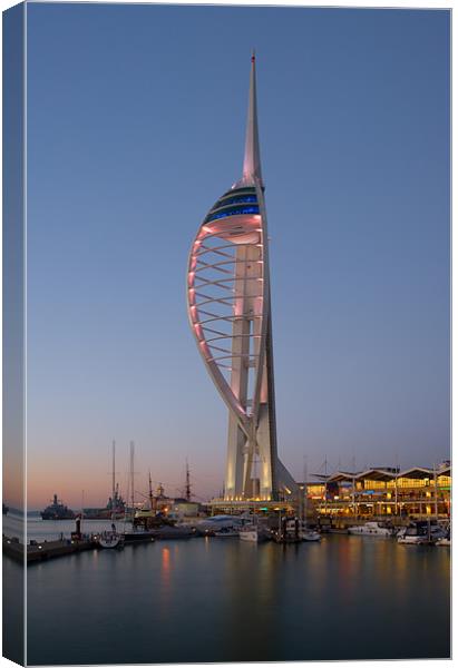 Spinnaker Tower Portsmouth Canvas Print by Ashley Chaplin
