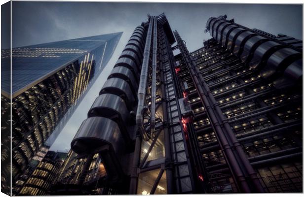 LLoyds Building, City Of London Canvas Print by Ashley Chaplin