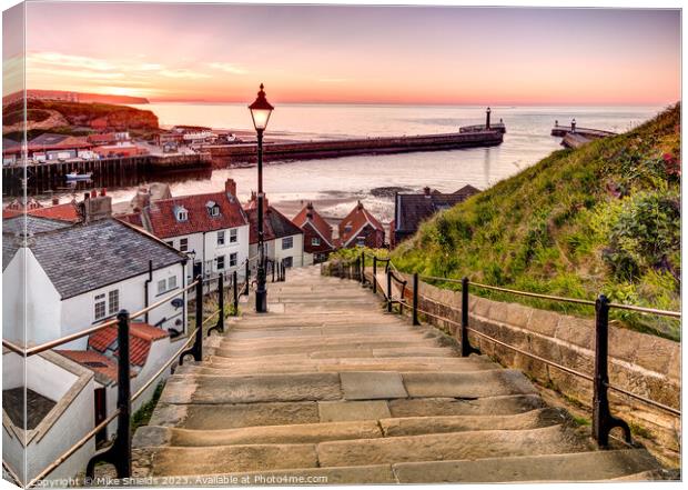 The 199 Steps Canvas Print by Mike Shields