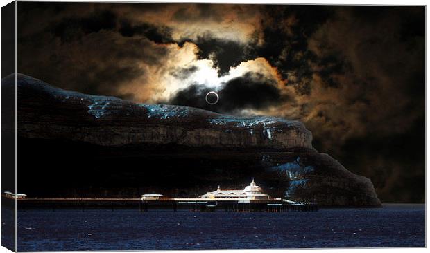 Dazzling Orme Eclipse Spectacle Canvas Print by Mike Shields