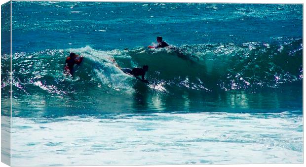 SURFS UP Canvas Print by Anthony Kellaway