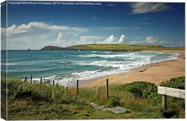 CONSTANTINE BAY  Canvas Print by Anthony Kellaway