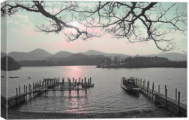  DERWENT WATER  Canvas Print by Anthony Kellaway