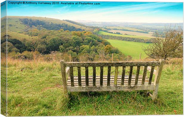  OLD WINCHESTER HILL Canvas Print by Anthony Kellaway