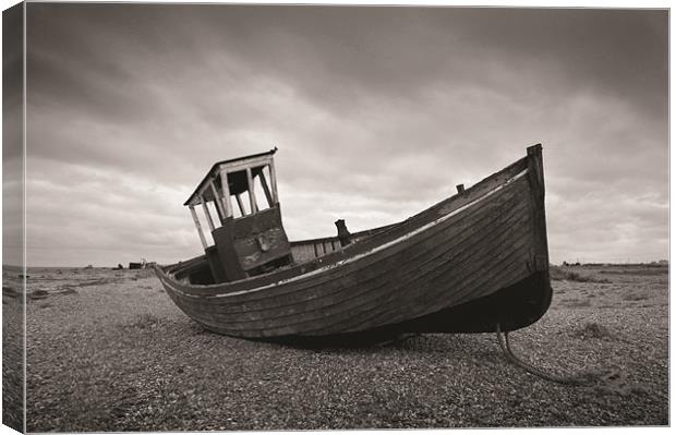 Dungeness Boat Canvas Print by Rob Laker