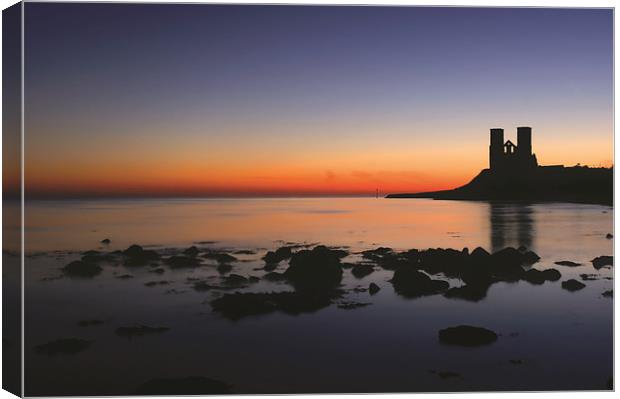Reculver Towers, Kent at Sunrise Canvas Print by Rob Laker
