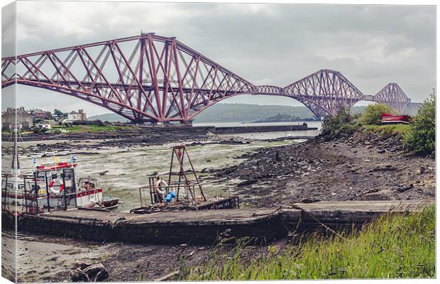 Forth Rail Bridge Canvas Print by Daniel Walsh