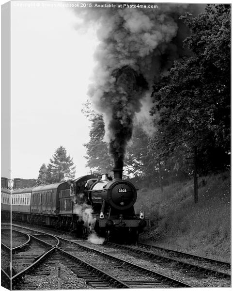  Steam Adventures Canvas Print by Simon Alesbrook