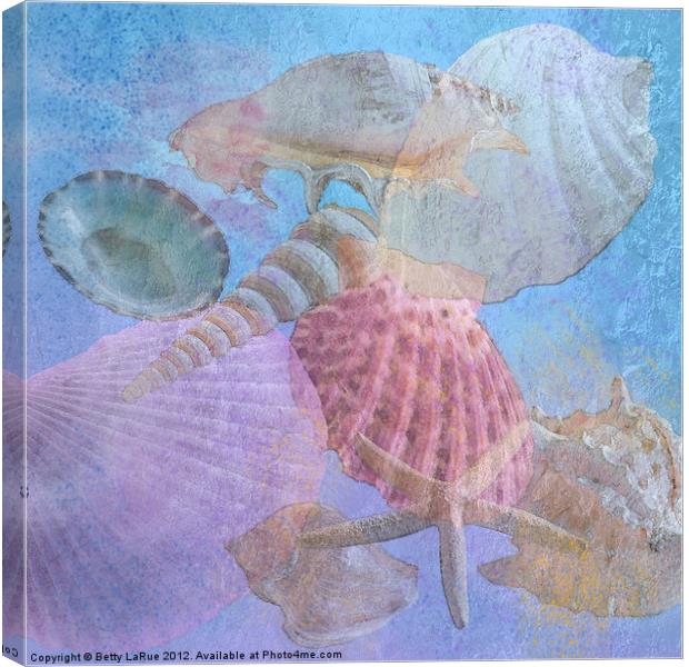 Out With the Tide Canvas Print by Betty LaRue