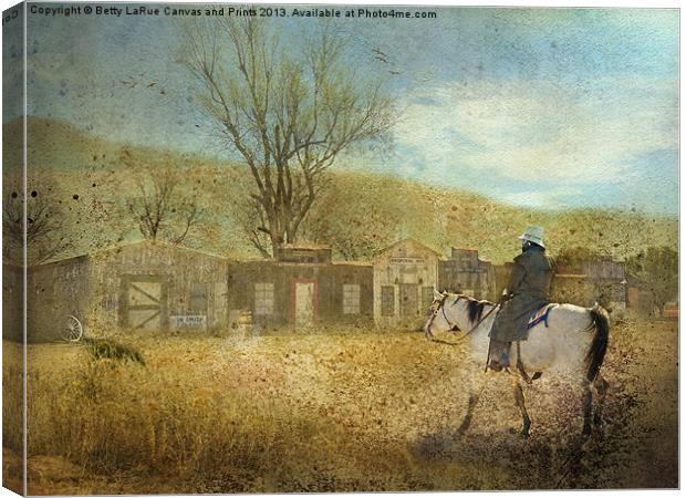 Ghost Town #1 Canvas Print by Betty LaRue