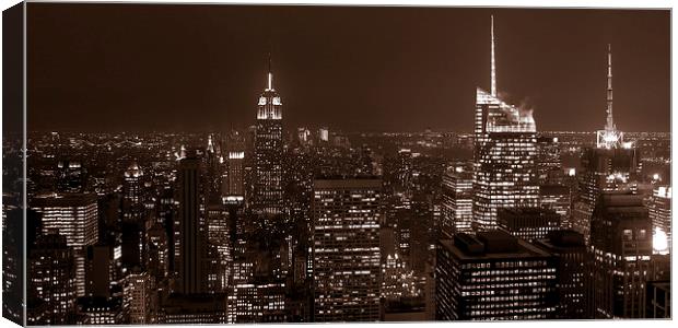 Top of the Rock Canvas Print by Adam Withers