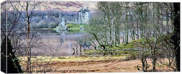 Kilchurn Castle in Winter Canvas Print by Jacqui Mould