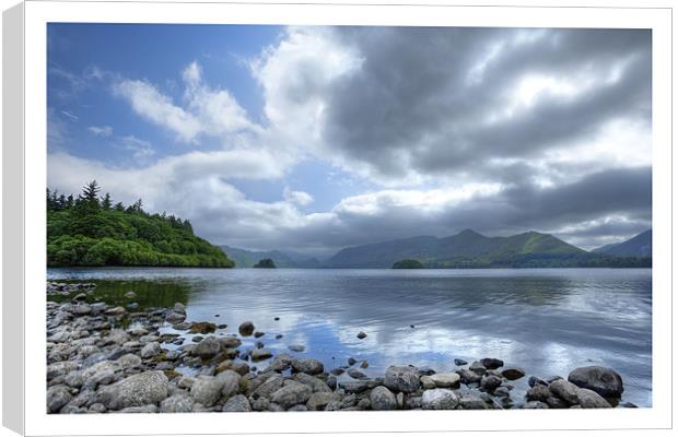 Derwent Water Canvas Print by Andrew Roland