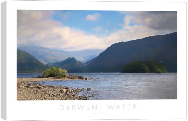 Derwent Water Canvas Print by Andrew Roland