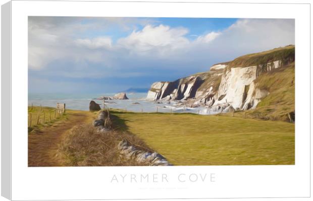 Ayrmer Cove Canvas Print by Andrew Roland
