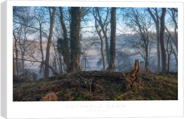 Cotswold Dawn Canvas Print by Andrew Roland