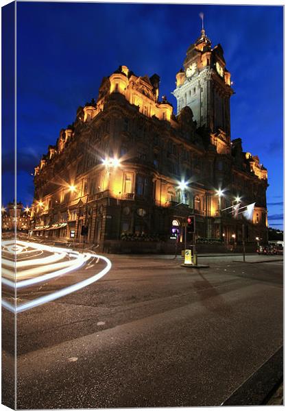 Balmoral Hotel Edinburgh Canvas Print by James Marsden