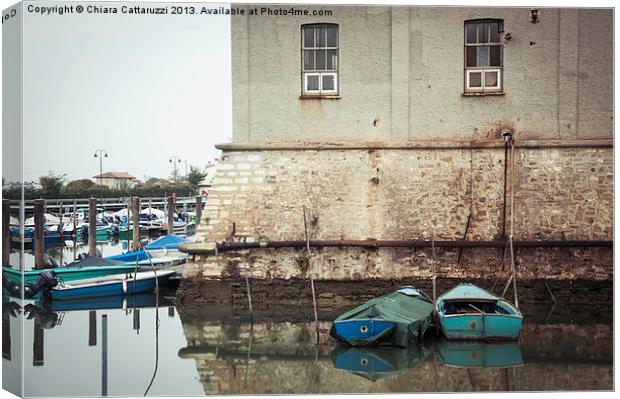 Relaxing boats Canvas Print by Chiara Cattaruzzi