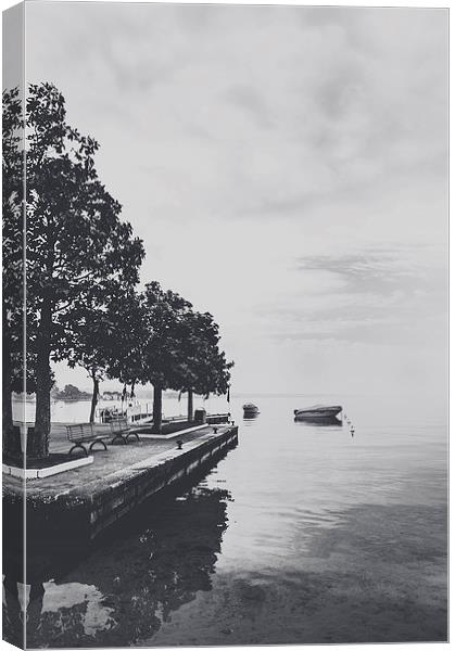 The peace on the lake Canvas Print by Chiara Cattaruzzi