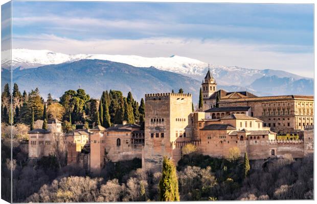 Alhambra Granada Canvas Print by peter schickert