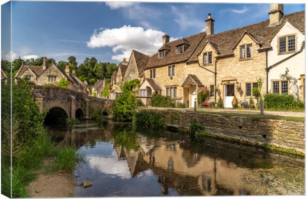 Castle Combe Canvas Print by peter schickert