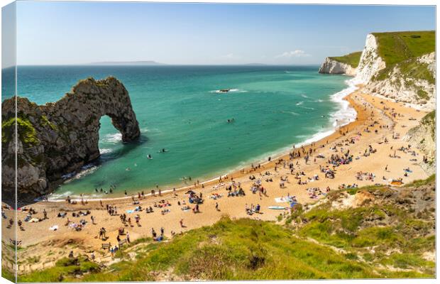 Durdle Door  Canvas Print by peter schickert